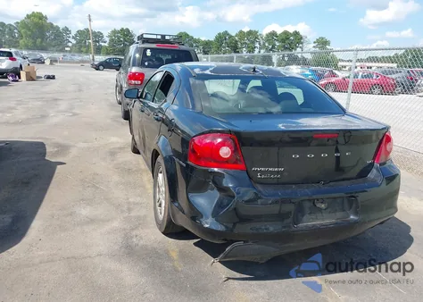 2013 Dodge Avenger Sxt from USA, damaged, VIN 1C3CDZCB0DN548161